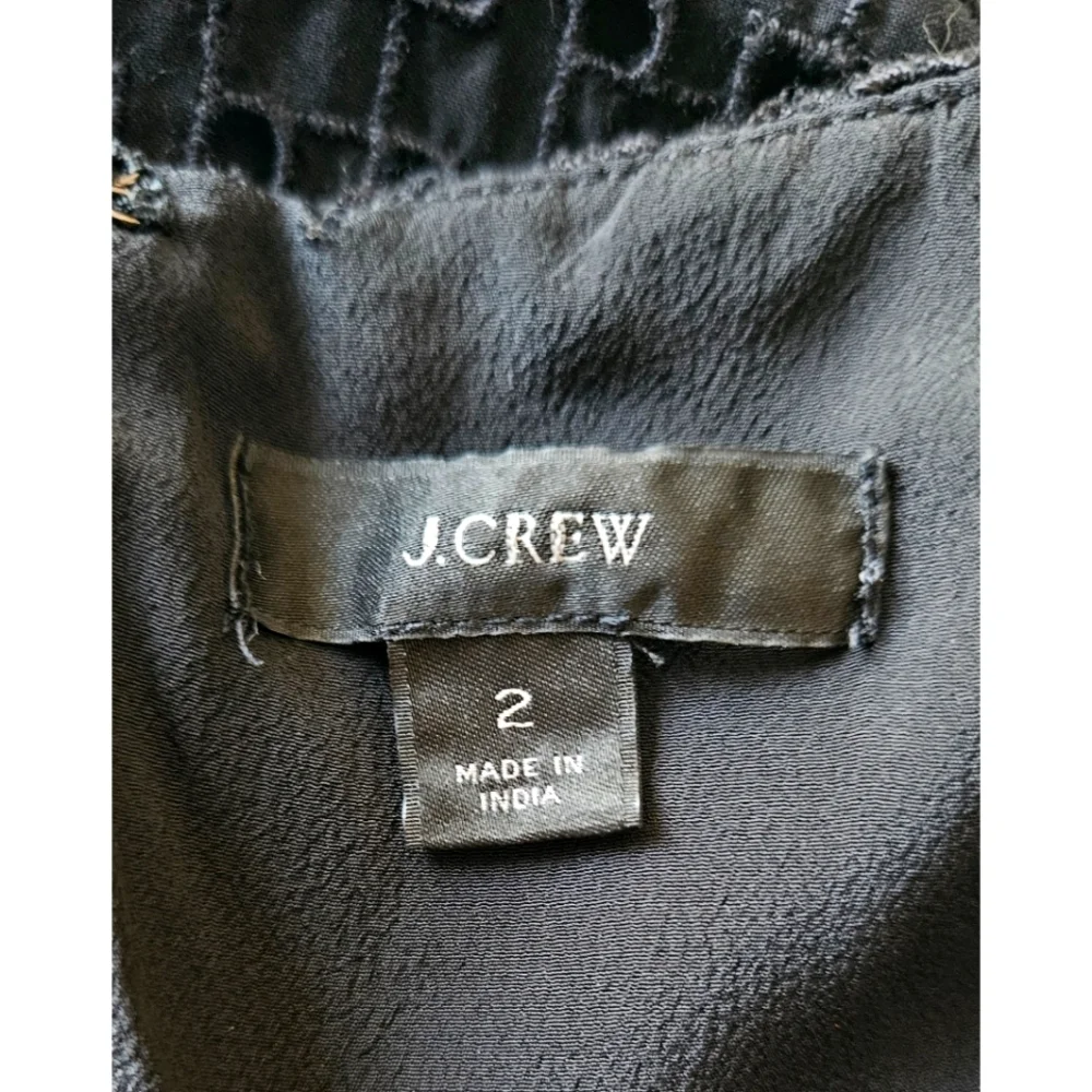 J.Crew Tiered Eyelet Dress